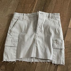 Joe’s Cargo denim skirt